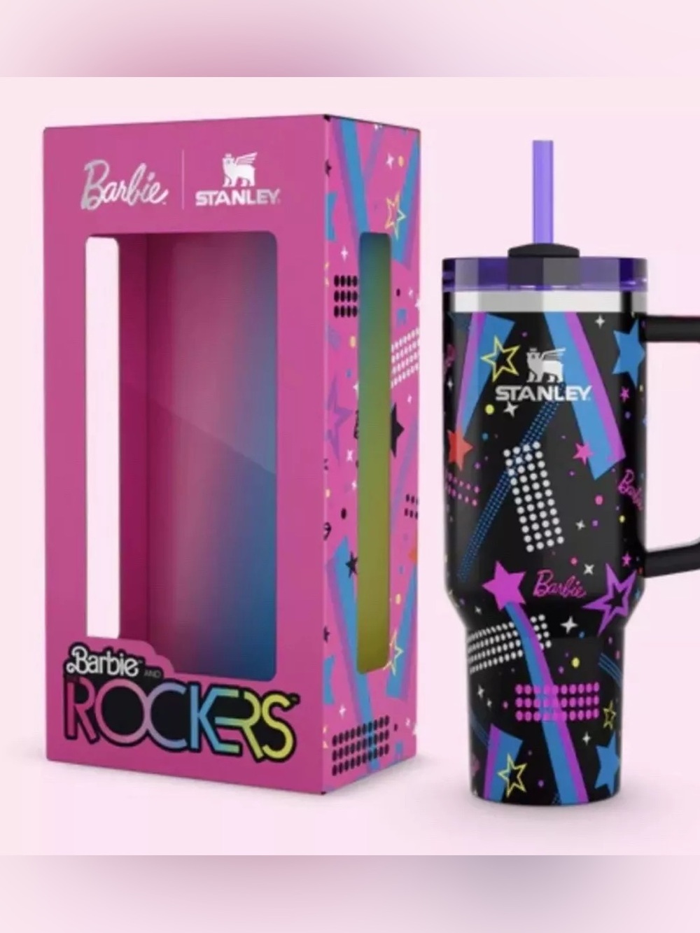Stanley x Barbie Stanley x Barbie '80s Rockers Quencher 40oz nwt rare